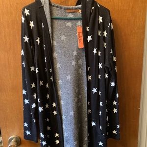 Belldini star cardigan sweater